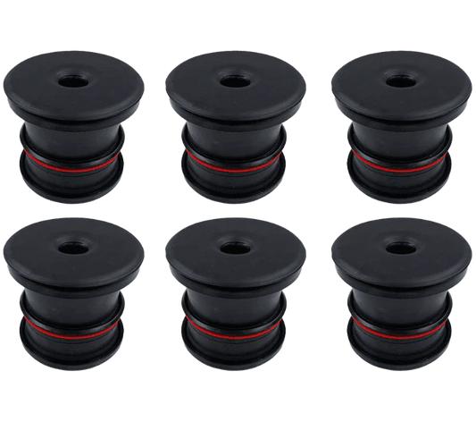 S&B Silicone Body Mount Kit (6pc) - 2008-2016 Ford Super Duty Reg. & Ext. Cab 5.4L, 6.2L, 6.4L, 6.7L, 6.8L